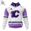 NHL Calgary Flames Personalize 2023 Hockey Fight Cancer Hoodie