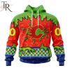 NHL Calgary Flames Special Nickelodeon Design Hoodie