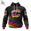 NHL Calgary Flames Special Pride Design Hockey Is For Everyone Hoodie