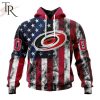 NHL Carolina Hurricanes Special Design For Independence Day The Fourth Of July Hoodie