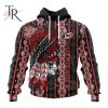 NHL Carolina Hurricanes Special Skull Native Design Hoodie