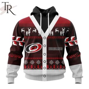 NHL Carolina Hurricanes Specialized Unisex Sweater For Chrismas Season Hoodie