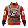 NHL Carolina Hurricanes Star Wars Rebel Pilot Design Personalized Hoodie