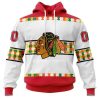 NHL Chicago BlackHawks Autism Awareness Custom Name And Number 3D Hoodie