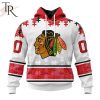 NHL Chicago Blackhawks Special Autism Awareness Design With Home Jersey Style Hoodie