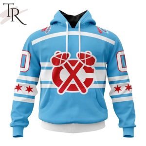 NHL Chicago Blackhawks Special City Connect Design Hoodie