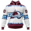 NHL Colorado Avalanche Autism Awareness Custom Name And Number 3D Hoodie