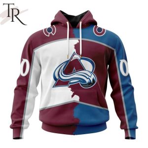 NHL Colorado Avalanche Personalize 2023 Home Mix Away Hoodie