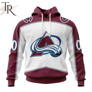 NHL Colorado Avalanche Personalized 2023 Away Kits Hoodie