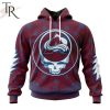 NHL Colorado Avalanche Special Grateful Dead Design Hoodie