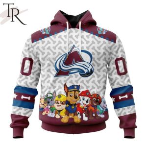 NHL Colorado Avalanche Special PawPatrol Design Hoodie