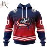 NHL Columbus Blue Jackets Personalize New Gradient Series Concept Hoodie