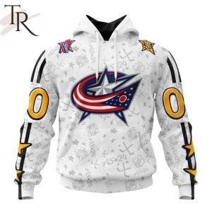 NHL Columbus Blue Jackets Special 2024 All-Star Game Design Hoodie