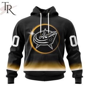 NHL Columbus Blue Jackets Special Eclipse Design Hoodie