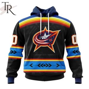 NHL Columbus Blue Jackets Special Native Heritage Design Hoodie