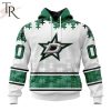 NHL Dallas Stars Special Autism Awareness Design With Home Jersey Style Hoodie