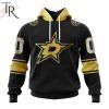 NHL Dallas Stars Special Black And Gold Design Hoodie