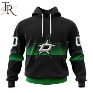 NHL Dallas Stars Special Black And Gradient Design Hoodie