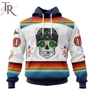 NHL Dallas Stars Special Design For Dia De Los Muertos Hoodie