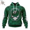 NHL Dallas Stars Special Grateful Dead Design Hoodie