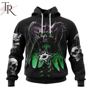 NHL Dallas Stars Special Skull Art Design Hoodie