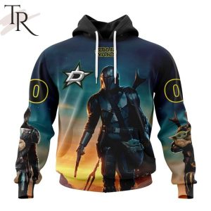 NHL Dallas Stars Special Star Wars The Mandalorian Design Hoodie