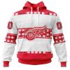 NHL Detroit Red Wings Autism Awareness Custom Name And Number 3D Hoodie