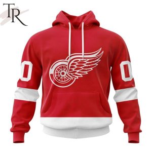 NHL Detroit Red Wings Personalized 2023 Home Kits Hoodie