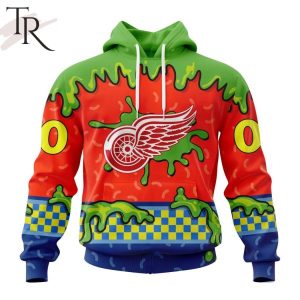 NHL Detroit Red Wings Special Nickelodeon Design Hoodie