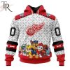 NHL Detroit Red Wings Special PawPatrol Design Hoodie