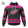 NHL Detroit Red Wings Special Pink In The Rink Fight Breast Cancer Hoodie