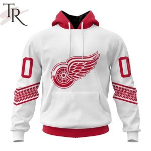 NHL Detroit Red Wings Special Whiteout Design Hoodie