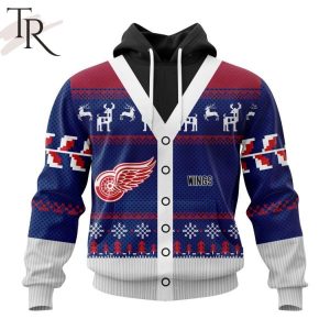 NHL Detroit Red Wings Specialized Unisex Sweater For Chrismas Season Hoodie