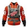 NHL Detroit Red Wings Star Wars Rebel Pilot Design Personalized Hoodie