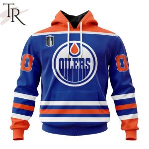 NHL Edmonton Oilers 2024 Stanley Cup Final Home Kits Hoodie