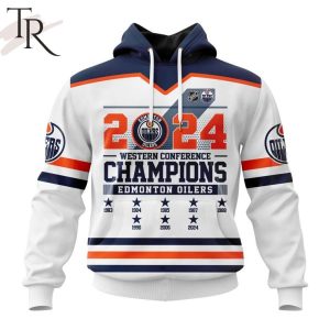 NHL Edmonton Oilers 2024 Western Conference Champions ST2404 Hoodie