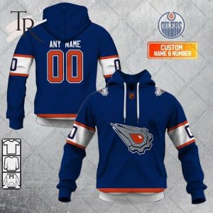 NHL Edmonton Oilers Reverse Retro 2223 Style Hoodie 3D