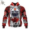 NHL Edmonton Oilers Special Design For Canada Day Hoodie