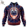 NHL Edmonton Oilers Special Grateful Dead Design Hoodie