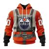 NHL Edmonton Oilers Star Wars Rebel Pilot Design Personalized Hoodie