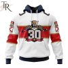 NHL Florida Panthers 2023 Away With 30th Anniversary Logo Hoodie