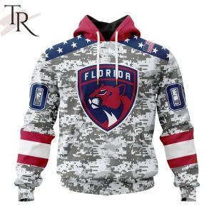 NHL Florida Panthers Special Camo Design For Veterans Day Hoodie