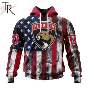 NHL Florida Panthers Special Design For Independence Day The Fourth Of July Hoodie