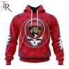 NHL Florida Panthers Special Grateful Dead Design Hoodie