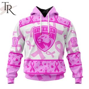 NHL Florida Panthers Special Pink October Breast Cancer Awareness Month Hoodie