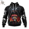 NHL Florida Panthers Special Skull Art Design Hoodie