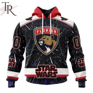 NHL Florida Panthers X Star Wars Meteor Shower Design Hoodie