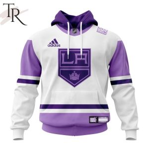 NHL Los Angeles Kings Personalize 2023 Hockey Fight Cancer Hoodie