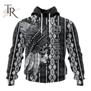 NHL Los Angeles Kings Special Skull Native Design Hoodie