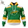 NHL Minnesota Wild 2023-24 Alternate Kits Hoodie